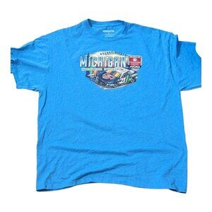 NASCAR Blue Adult Tshirt XL Firekeeps Casino‎ 400
